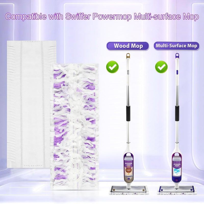 Chyodi Store 12 Pack Power Mop Refills Compatible with Swiffer Power Mop, for Swiffer Power Mop Refill, for Floor Cleaning, Unscented - Image 2
